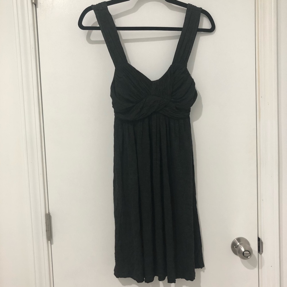 Candie’s Woven Bust Dark Grey Padded Mini Dress S